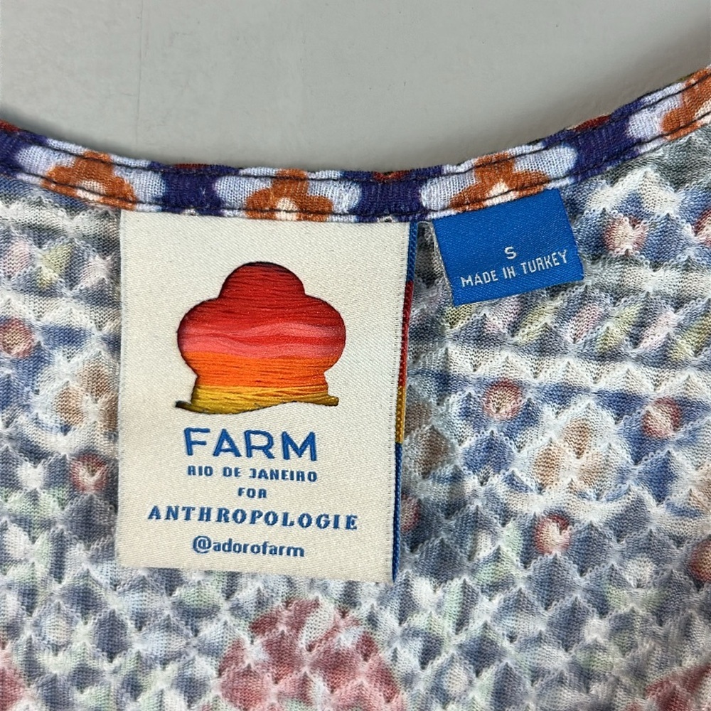 Farm Rio for Anthropologie Georgina Midi Dress Size S - Picture 8 of 14